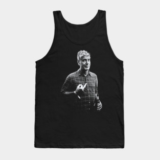 Anthony Bourdain Middle Finger Tank Top