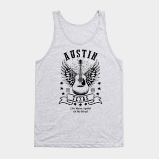 Austin Texas - Live Music Capital of the World Tank Top