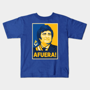 Javier Milei Afuera Kids T-Shirt