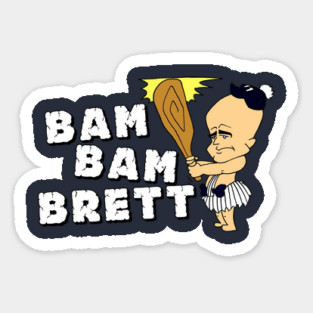 Bam-Bam Brett Sticker