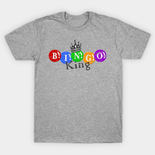 Bingo King BINGO LOVER Senior Funny Bingo Night T-Shirt