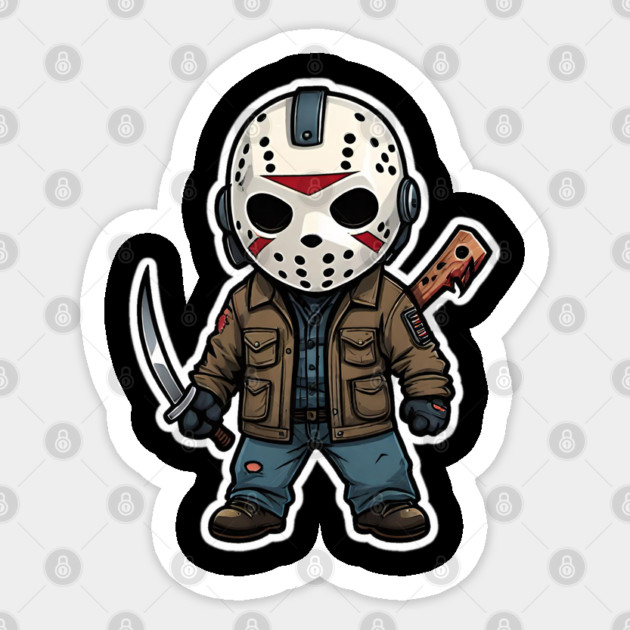 Jason Voorhees 1 Sticker by Grave Digs