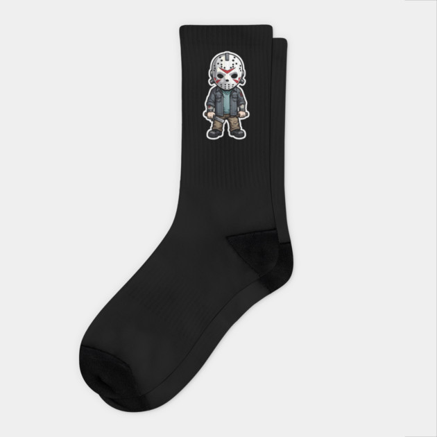 Jason Voorhees 2 Socks by Grave Digs