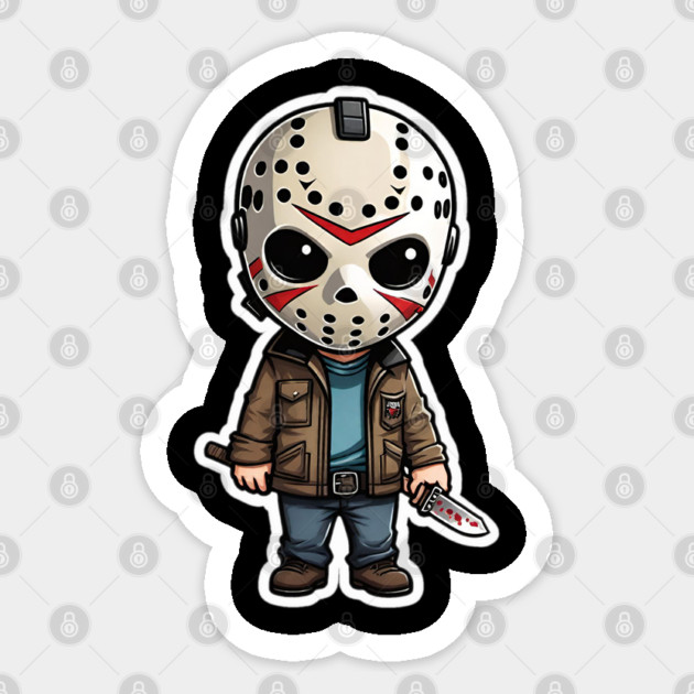 Jason Voorhees 3 Sticker by Grave Digs
