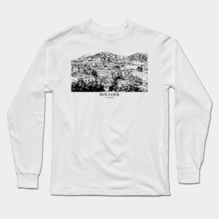 Boulder - Colorado Long Sleeve T-Shirt