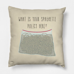 Spaghetti Policy Pillow