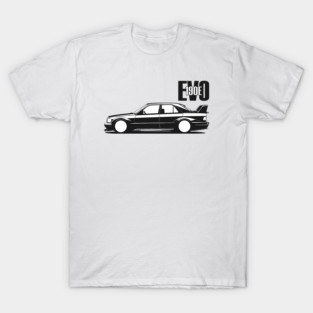 190E EVO Black White T-Shirt