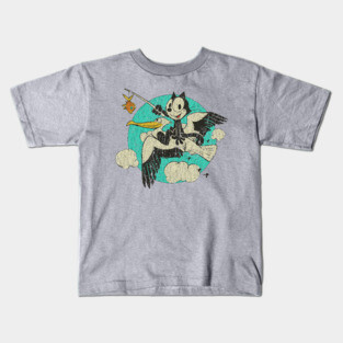 Felix The Cat Free Ride Kids T-Shirt