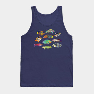 Tropical Fish Tank Top