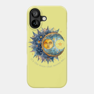 Celestial Sun and Moon B Phone Case