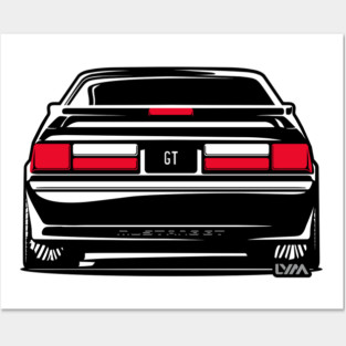 Foxbody Ford Mustang GT 5.0 Posters and Art