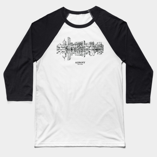 Albany - New York Baseball T-Shirt by Lakeric