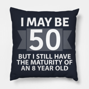 50th Birthday Pillow
