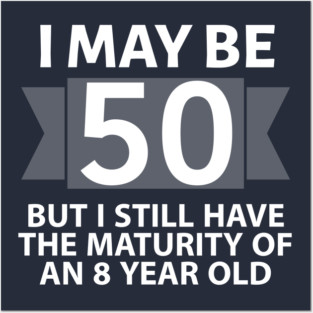 50th Birthday Posters and Art