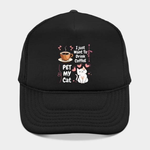 Coffee and Cats – Funny Cozy Everyday Humor Graphic Gift by MakerMind8.2