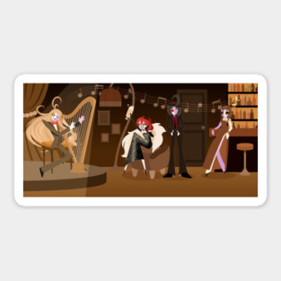 Cemetery Mary 3rd Year Anniversary Design Sticker