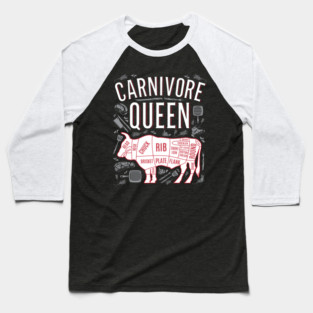 Carnivore Queen Baseball T-Shirt