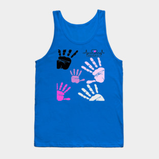Heartbeat Chronicles   Domestic Violence Awareness 1 Tank Top