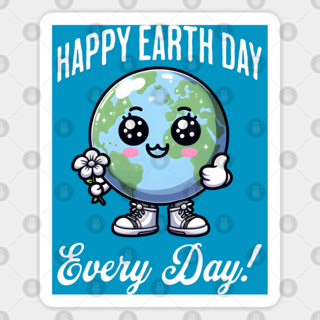 Happy Earth Day Every Day! Sticker by Luxinda