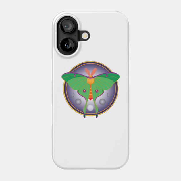 Luna Moth Phone Case by DickinsonDesign