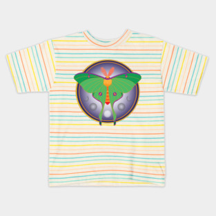 Luna Moth Kids T-Shirt