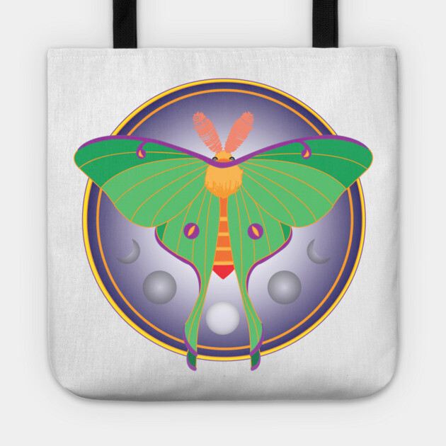 Luna Moth Tote by DickinsonDesign