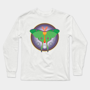 Luna Moth Long Sleeve T-Shirt