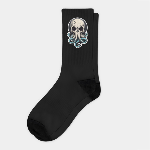 Octopus Skull 3 Socks by Grave Digs