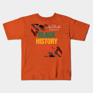 Heartbeat Chronicles Black History Month Awareness 1 Kids T-Shirt