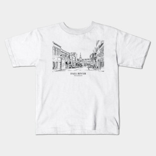Fall River - Massachusetts Kids T-Shirt