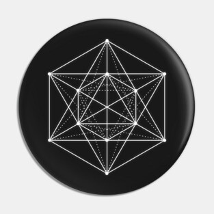 Sacred geometry / Minimal Hipster Symbol Art Pin