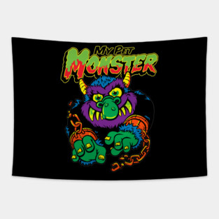 MY PET MONSTER // RETRO Tapestry