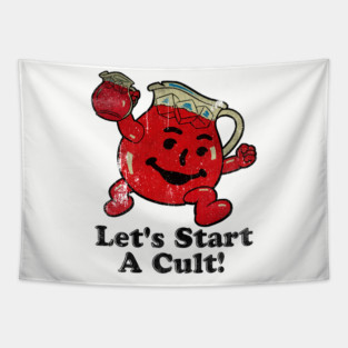 Kool Aid Man Let 's Start a Cult! Tapestry