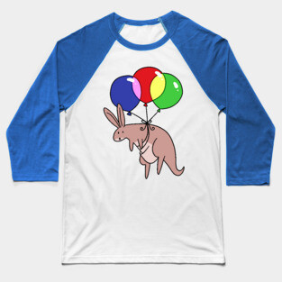 Balloon Kangaroo Baseball T-Shirt