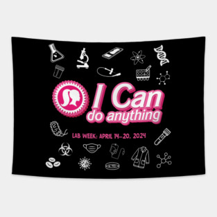 OSF Lab Week Art - White Tapestry