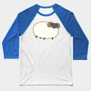 Fluffy Ram Baseball T-Shirt