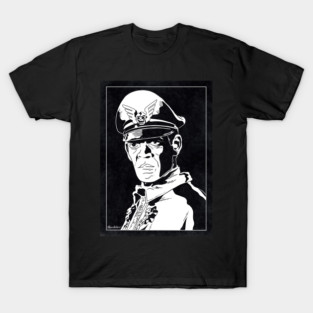 GENERAL M. BISON - Street Fighter (Black and White) T-Shirt