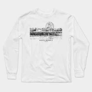 Santa Monica - California Long Sleeve T-Shirt