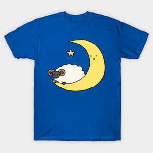 Crescent Moon Ram T-Shirt