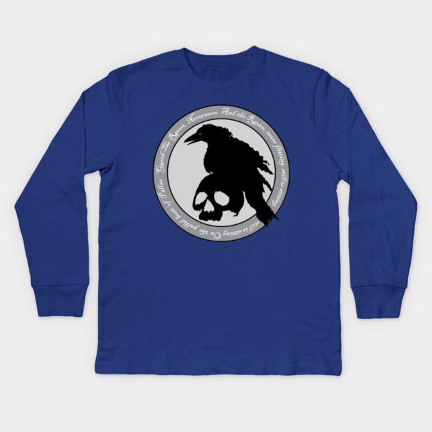 The Raven EAP Kids Long Sleeve T-Shirt by DickinsonDesign