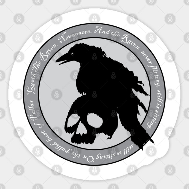 The Raven EAP Sticker by DickinsonDesign