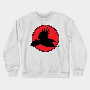 The Raven in Red Crewneck Sweatshirt