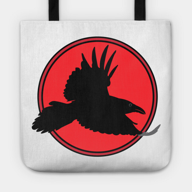 The Raven in Red Tote by DickinsonDesign