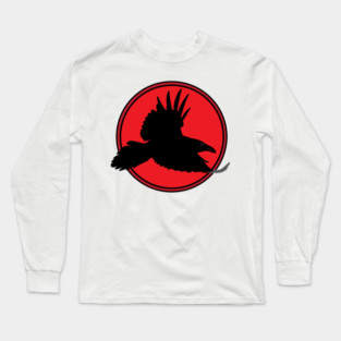 The Raven in Red Long Sleeve T-Shirt