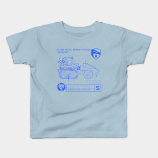 Snow Cat Specs Kids T-Shirt