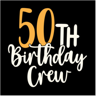 50th Birthday Posters and Art