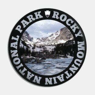 Rocky Mountain National Park circle Pin