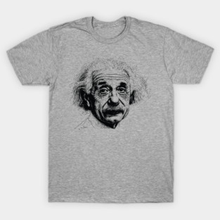Einstein ballpoint pen drawing T-Shirt