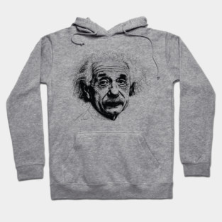 Einstein ballpoint pen drawing Hoodie