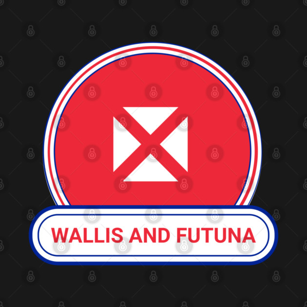 Wallis and Futuna Country Badge - Wallis and Futuna Flag by Yesteeyear